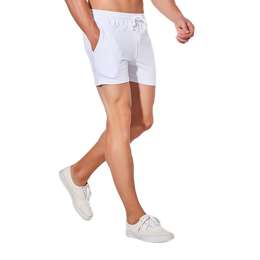 

2020 Summer Mens Fashion Jogger Sweat Shorts Undershirt Casual Solid Color 101 Gym Running Workout Athletic Pants Male Shorts