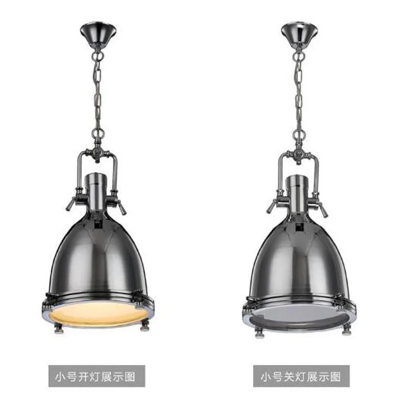 저렴한 빈티지 펜던트 조명 E27 산업 복고풍 에디슨 램프 Dia36cm 로프트 바 거실 조명 기구 주방 식당 램프