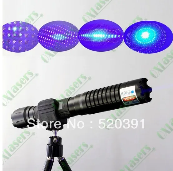 

HOT! High Power Military 300W 3000000m Blue Laser Pointer 450nm Flashlight Light Burn Match Candle Lit Cigarette Wicked Hunting