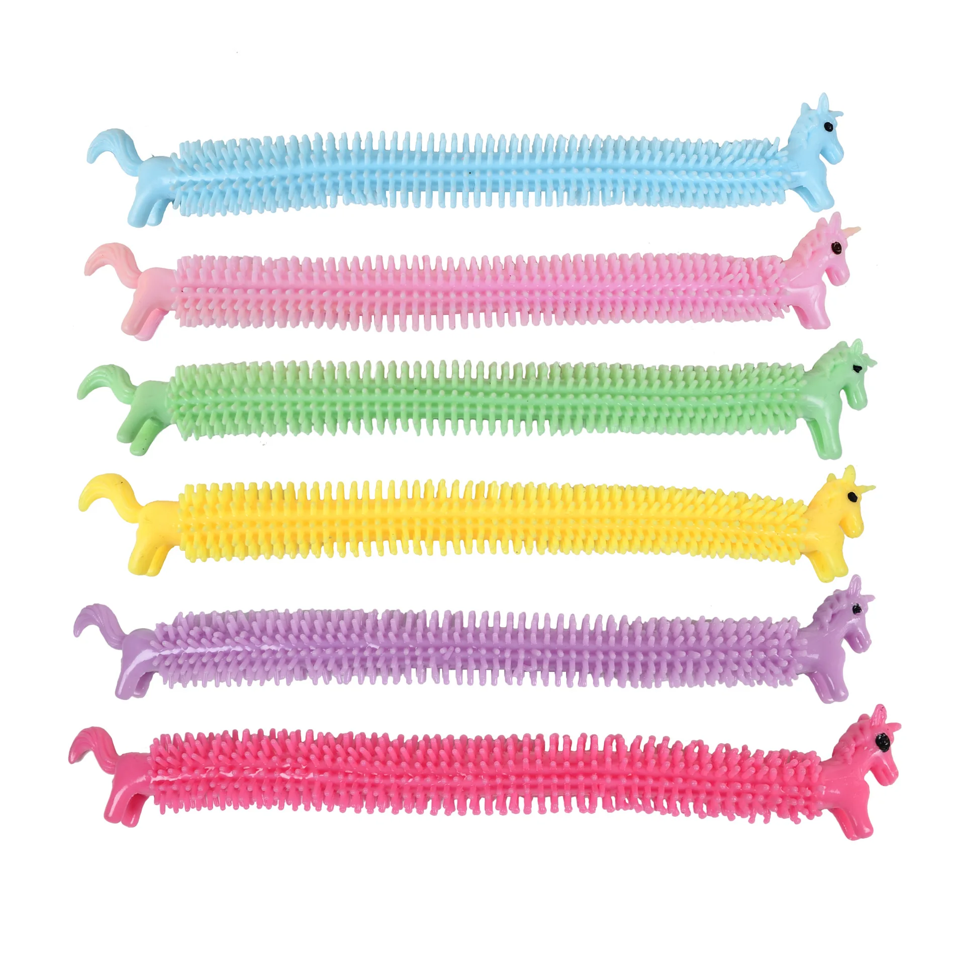 

6Pcs Worm Unicorn Squishy Toy , Squishes Slow Rising, Fidget Autism toys for Children, Autism Pressure Relief Compressible Toys