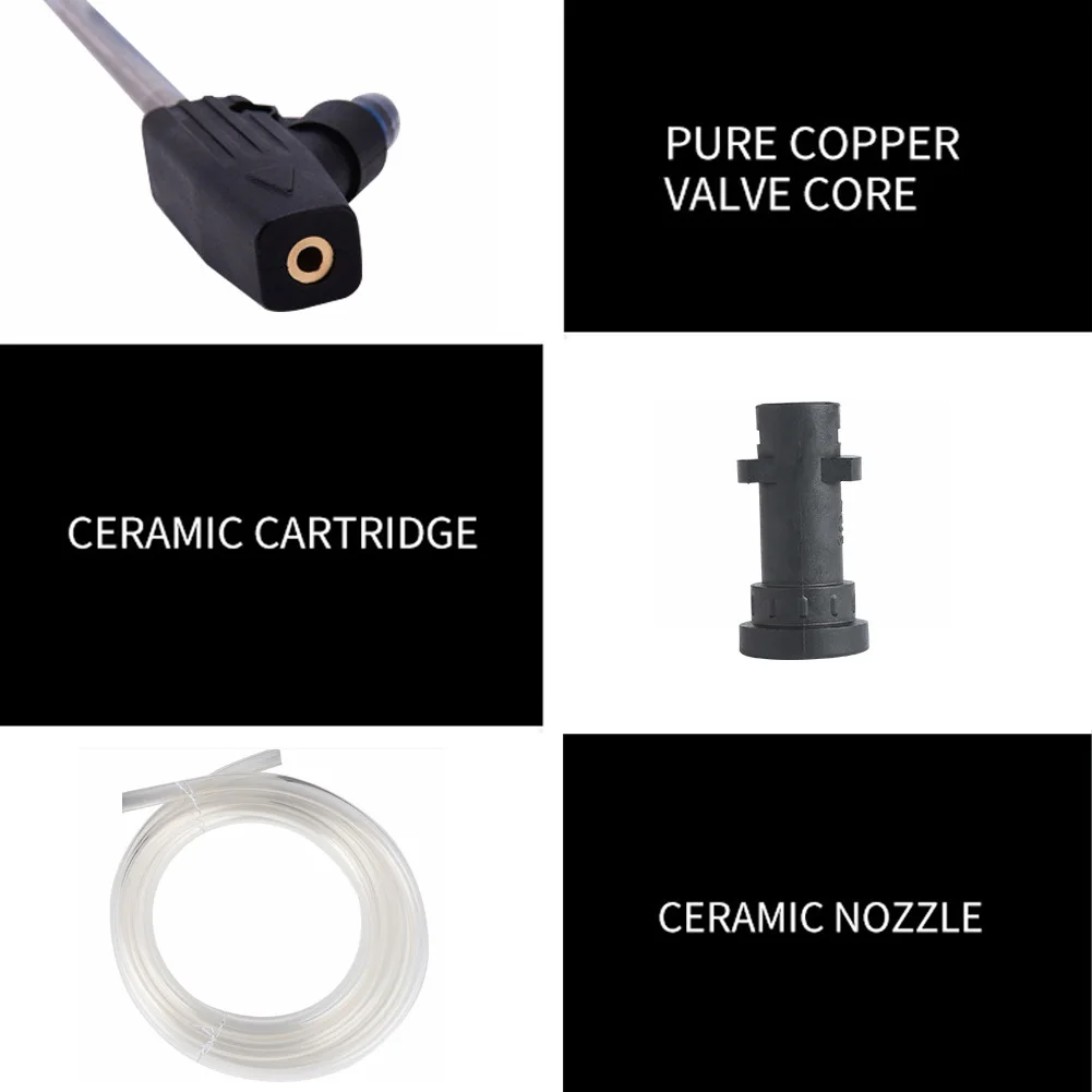 

High Pressure Washer with Wash Gun Sand And Wet Blasting Kit Hose Ceramic Nozzle Quick Connect For Karcher K2 K3 K4 K5 K6 K7