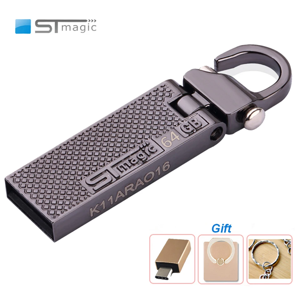 

USB-флеш-накопитель 64 ГБ, полностью Металлическая флешка, высокоскоростной USB 2,0, карта памяти 32 ГБ, 16 ГБ, 8 ГБ, U-диск для ПК, ноутбука, ТВ-пристав...