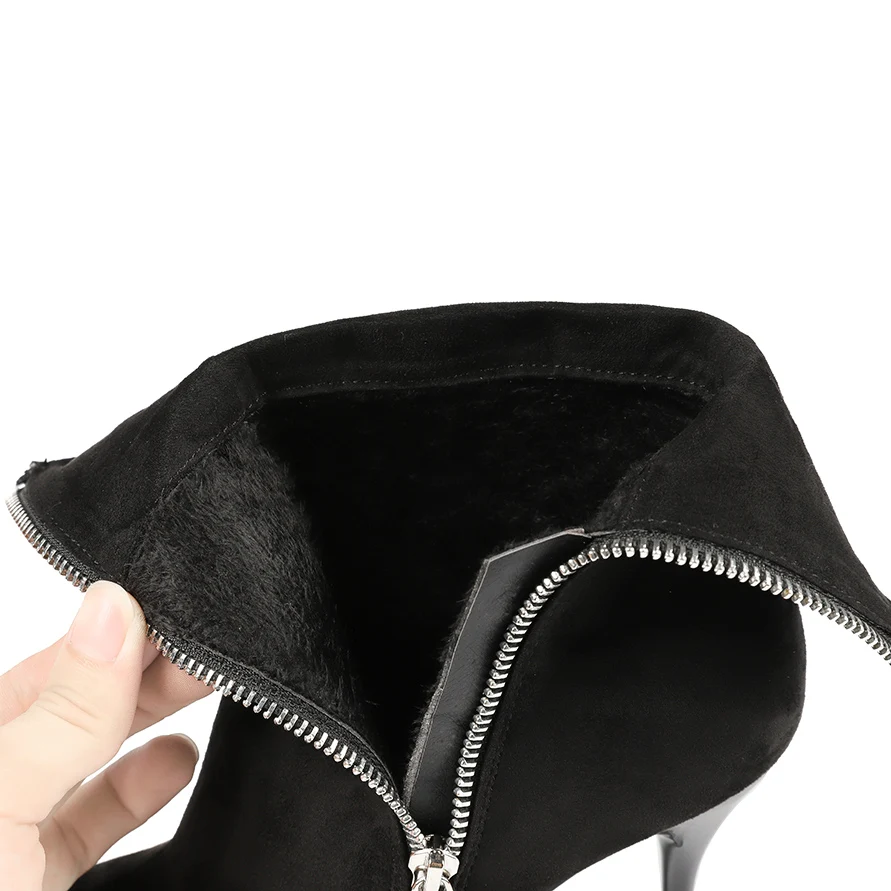 2019 г. Модные женские ботильоны на высоком каблуке 9 см носки Фетиш сапоги Весенние