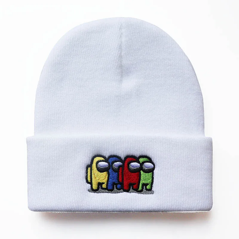 

Unisex Game Among Us Knitted hat Cap For Kids Among Us Game Hip hop hat Children Cold Proof Keep Warm Short Color Simple Hat