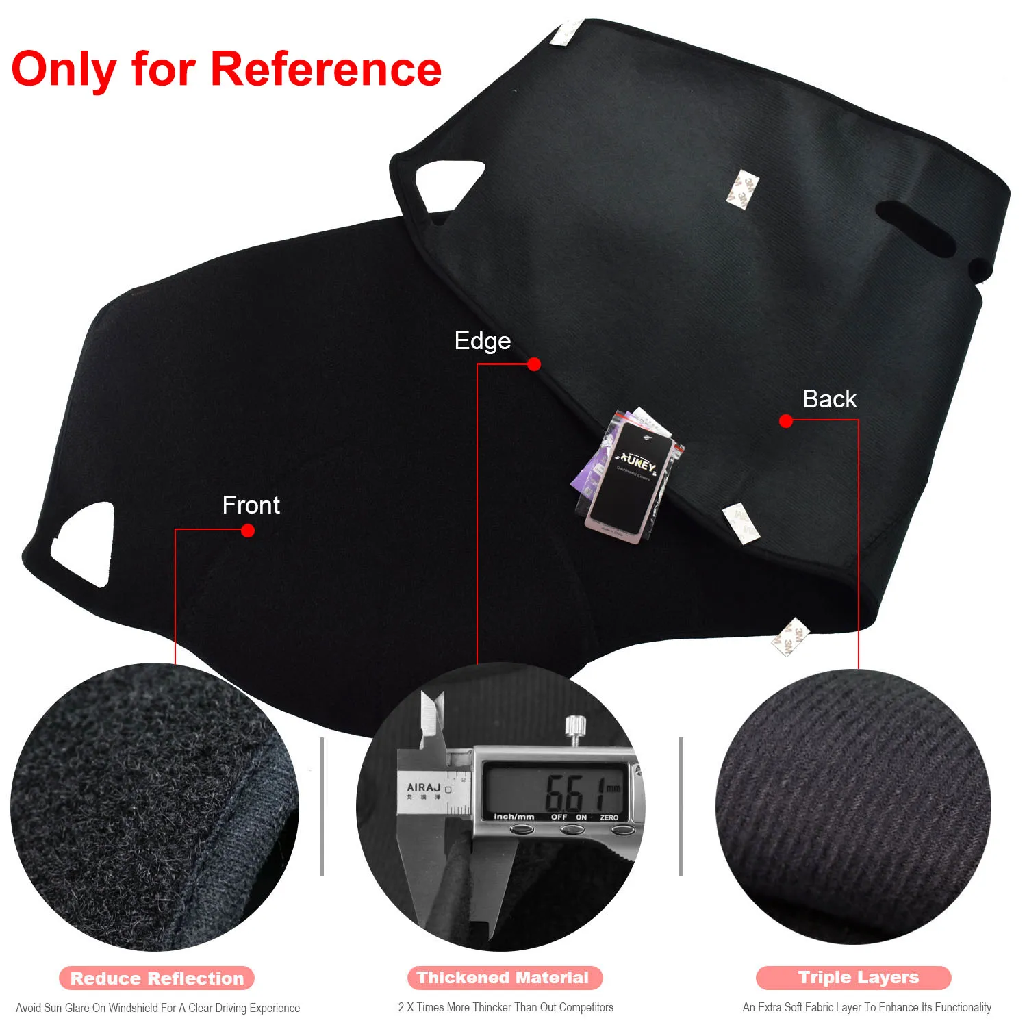 Крышка приборной панели для Mitsubishi Outlander 2013 2019 Dashmat Dash Mat Board Cover Pad Sun Shade Carpet Car