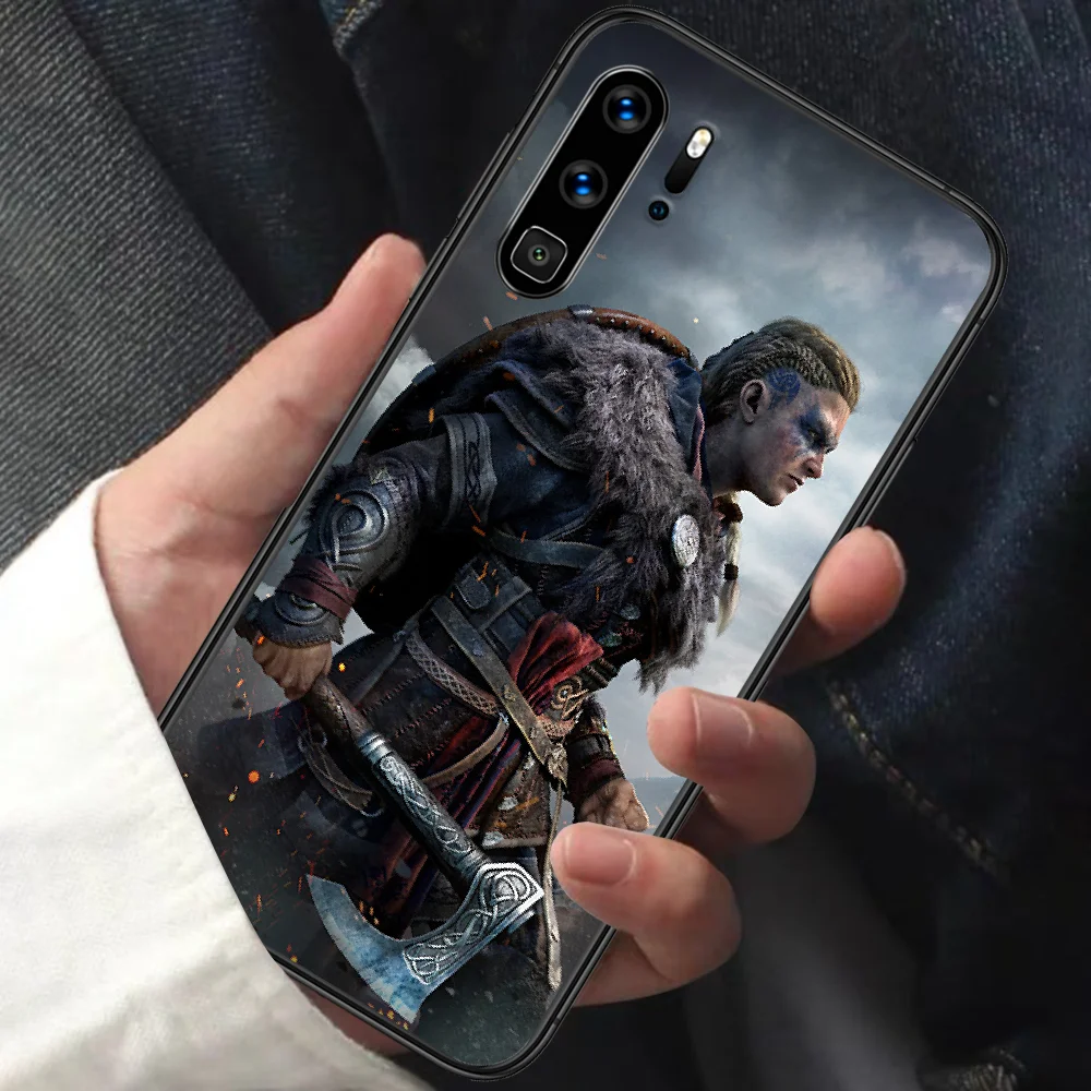 

Hot Assassins Game Creedes Phone Case For HUAWEI P 9 10 20 30 40 Lite smart Pro Z 2019 Nova 5T 6 7 i black Cover Painting