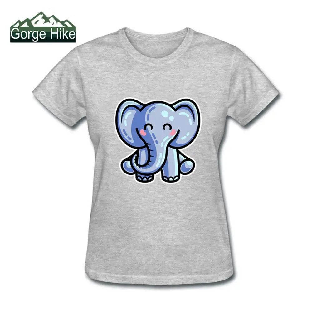 3D кавайная одежда с героями мультфильмов милые слон-шар печать Для женщин