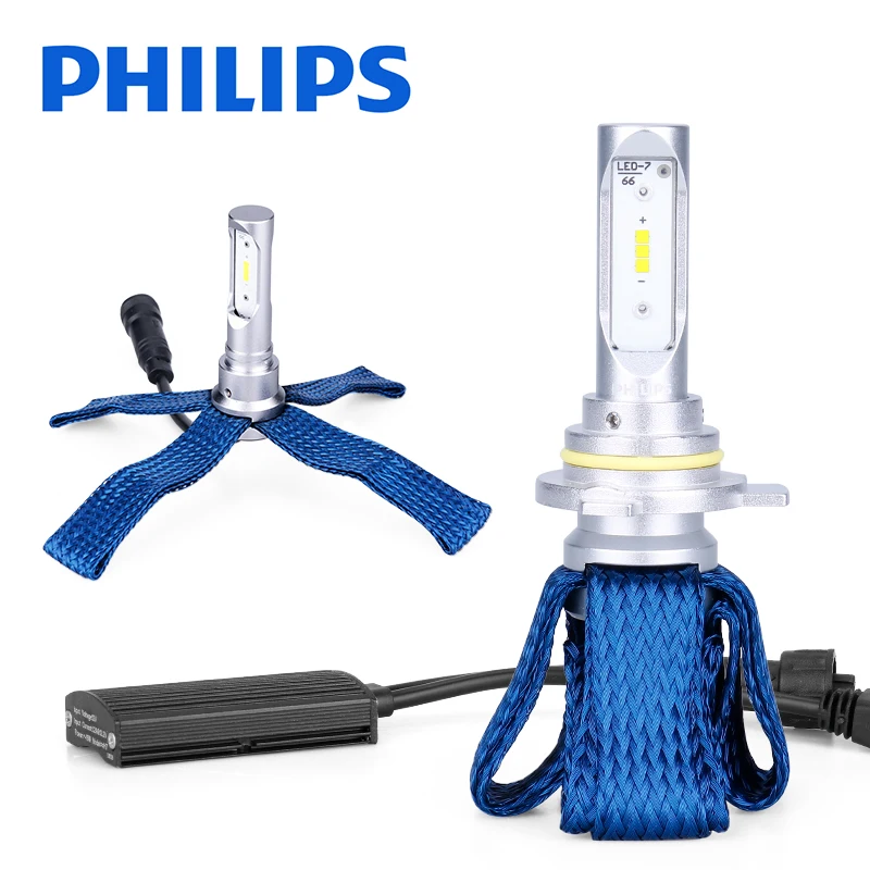 Лампа светодиодная Philips для автомобильных противотуманных фар 9012 HIR2 HB3 HB4 H11 H16 H7 H4
