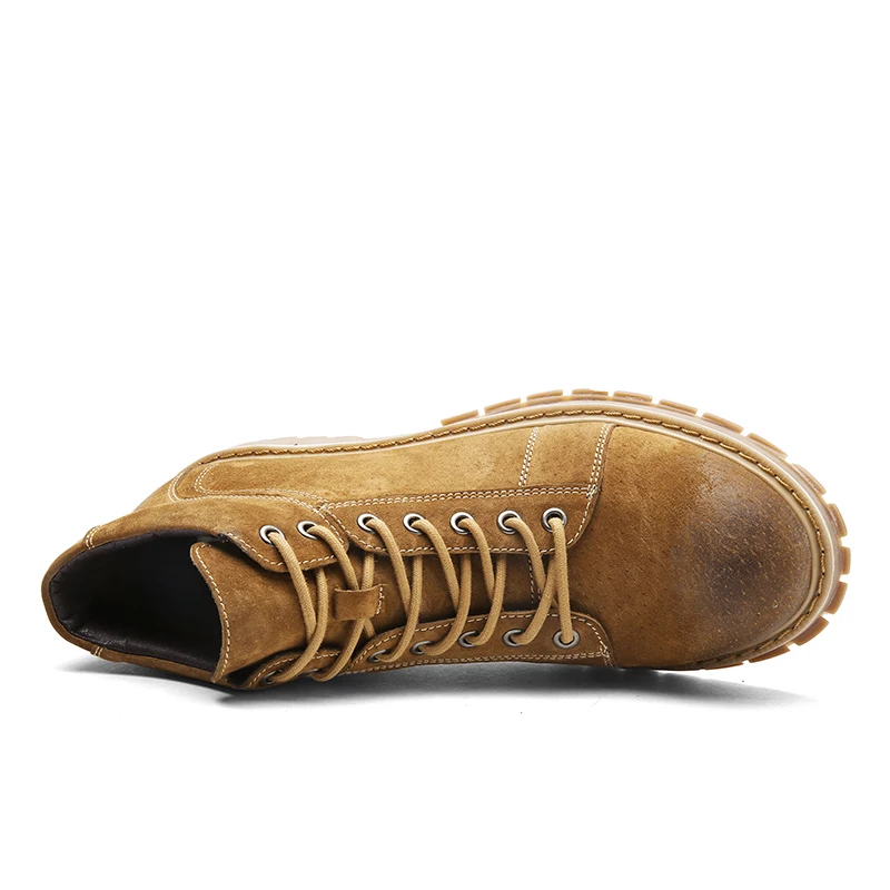 Классические мужские ботинки из натуральной кожи с перфорацией типа броги
