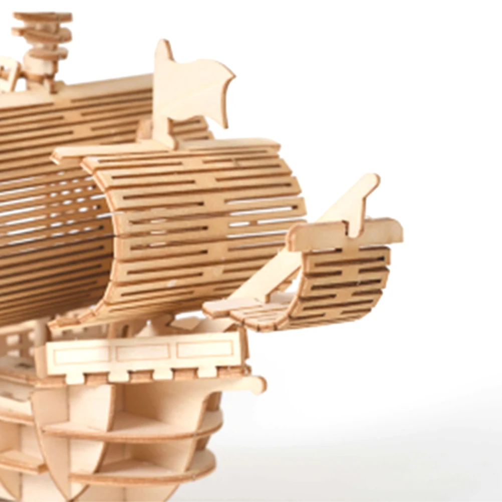 Лазерная резка сделай сам парусный корабль игрушки 3D деревянная головоломка