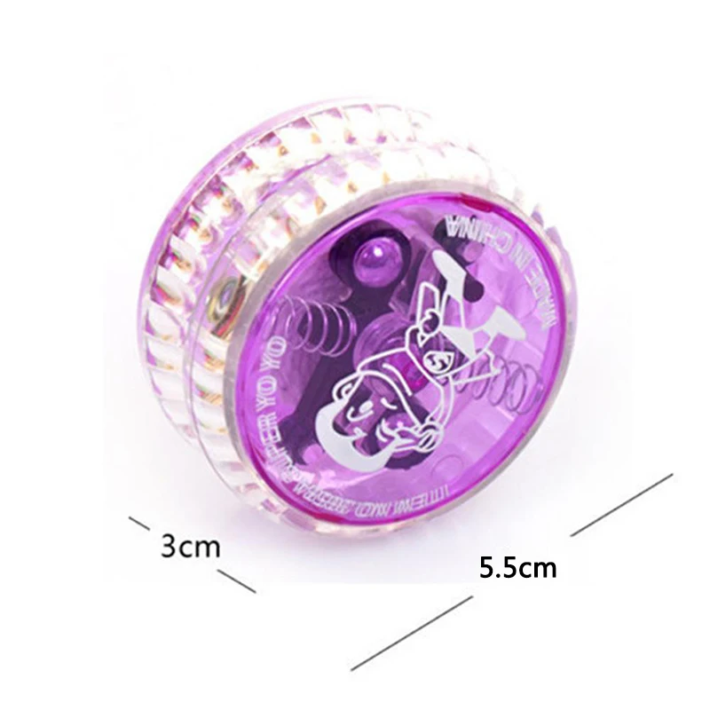 Мигание LED магический шарик Yoyo пластиковый чувствительный мячик Yoyos игрушка для