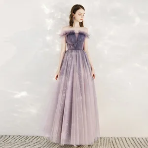 Bridesmaid Dresses Elegant Long Wedding Party Dress Plus Size Pink Purple Bridesmaid Dress Tulle Robe Soiree Cheongsam Bridesmaid Dresses Elegant Long Wedding Party Dress Plus Size Pink Purple Bridesmaid Dress Tulle Robe Soiree Cheongsam