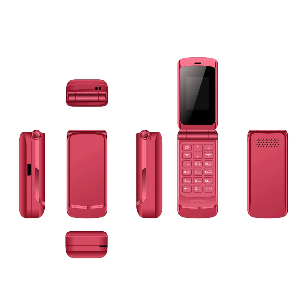 

Mini Flip Mobile Phone Wireless Bluetooth Dialer Magic Voice Hands Free Earphone GSM Smallest Cell Phone Compact Phone