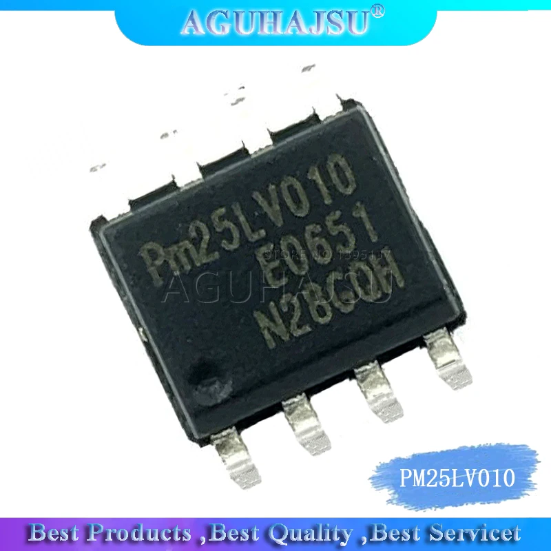 10 шт. PM25LV010 25LV010 SOP-8 жидкокристаллический IC чип памяти | Электронные компоненты и