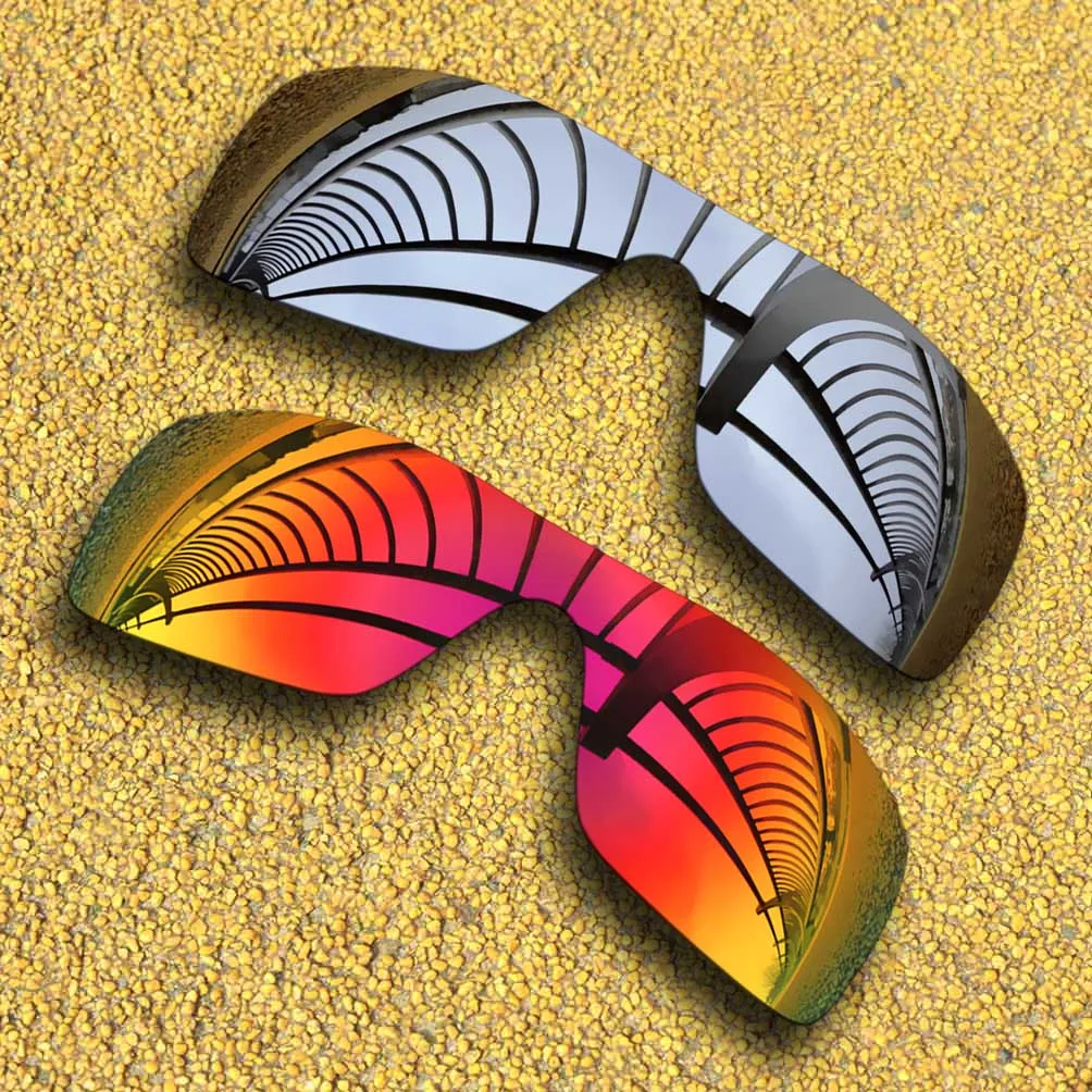 Серебряные зеркальные и сменные поляризационные линзы Midnight Sun Mirrored для оправы