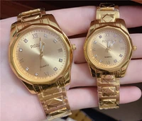 2021 new quartz watch business fashion leisure sports mens and womens diamond inlaid steel band couple watch