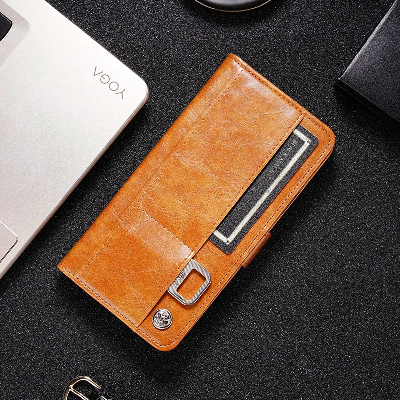 Кожаный чехол книжка с несколькими картами для Motorola MOTO P50 P40 Power Play Note One Action Zoom Vision