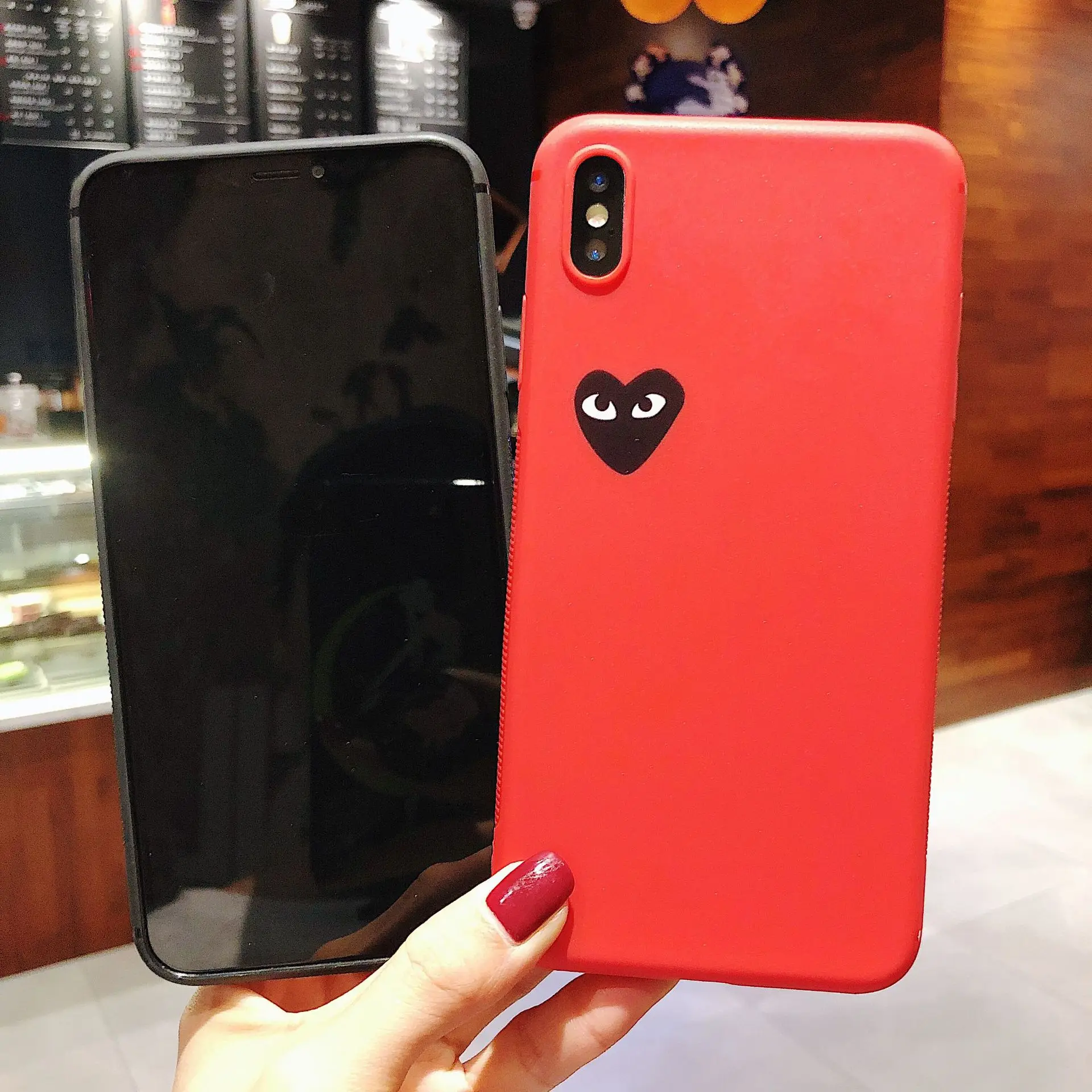 

Couple simple love iPhone Case For iPhone 11 12 Pro Max Mini Back for iPhone X XR XS MAX 7 8 6 S Plus 5 SE 2020 Soft TPU Capa