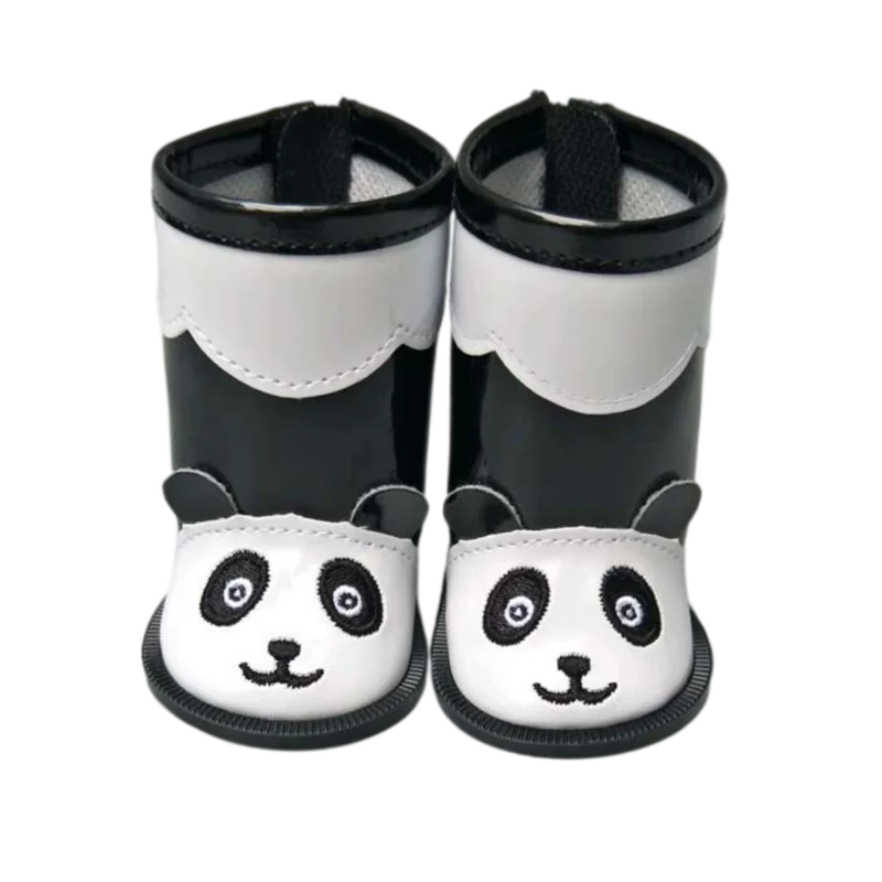 В кукольном стиле для 43 см ухода за ребенком мам Baby Doll сапоги с милой пандой Обувь