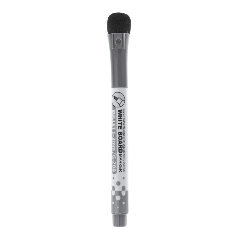 

Magnetic Whiteboard Marker Pen Erasable Dry-Erase Ink Mark Sign With Eraser Hot H9EB