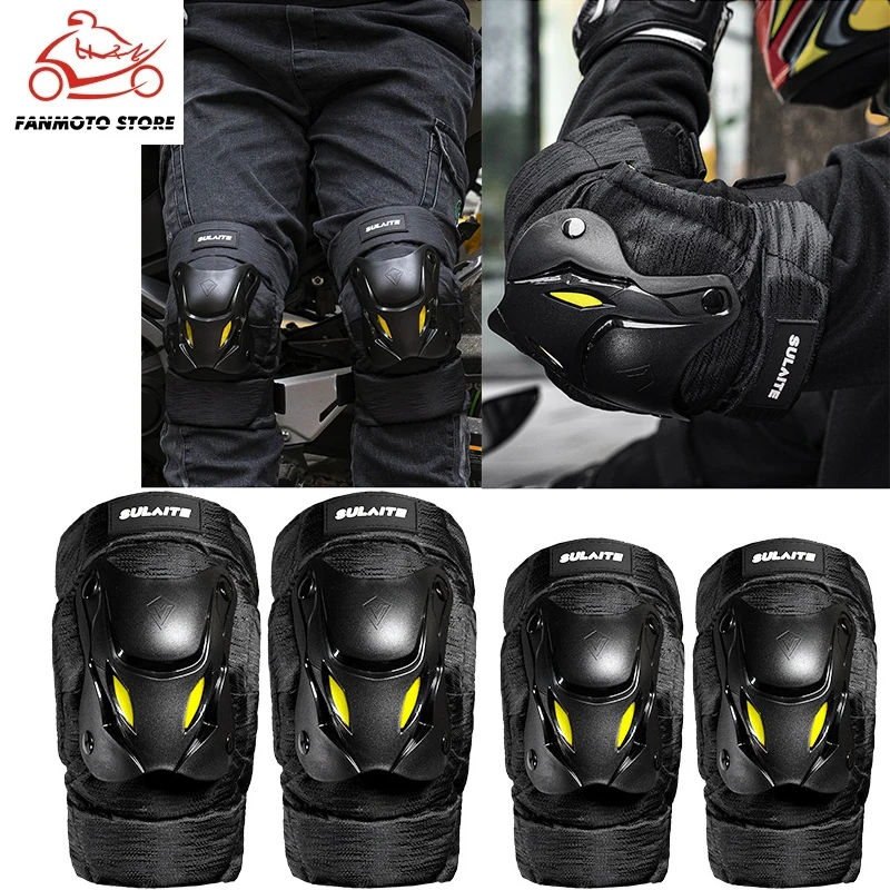 Зимние мотоциклетные наколенники SULAITE с защитой от ветра и влаги теплый