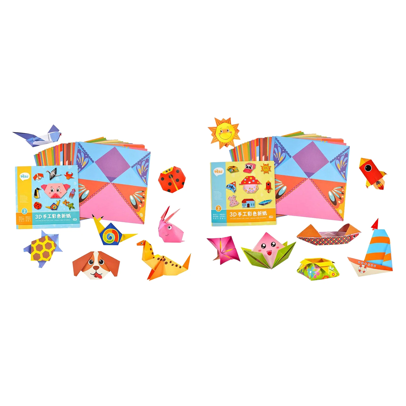

Origami Paper Kids DIY Paper Baby Early Learning Education Toys Gifts Animal