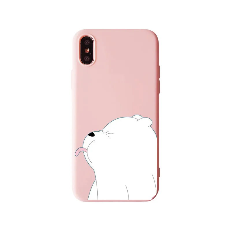 Роскошный мягкий ТПУ чехол для телефона для iPhone 11 11Pro X XS MAX XR 5 5S SE 6 6s, 7, 7 plus, 8, 8 plus, в мультяшном стиле, мы вся правда о медведях крышка