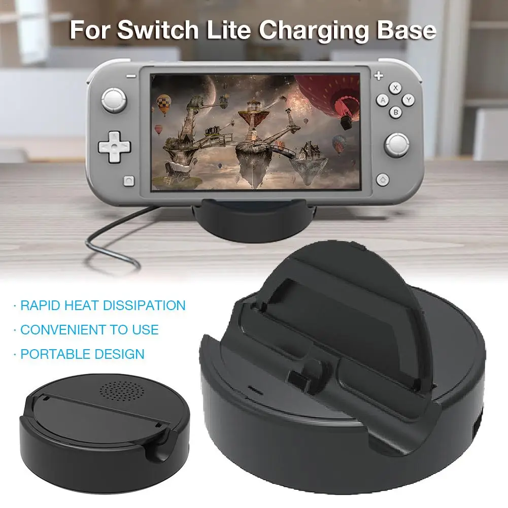 Для Switch Lite Зарядная база портативный хост с откидной подставкой USB внешней ручкой
