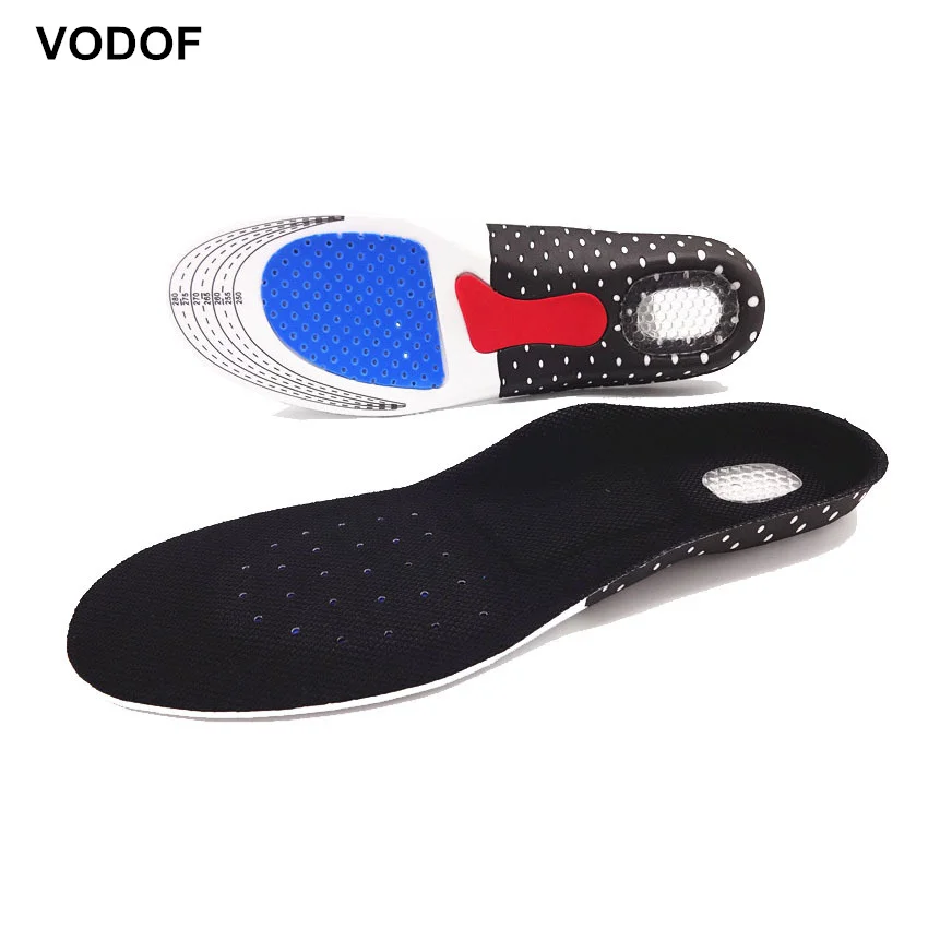 Спортивные силиконовые гелевые стельки для бега ног мужские и женские обуви