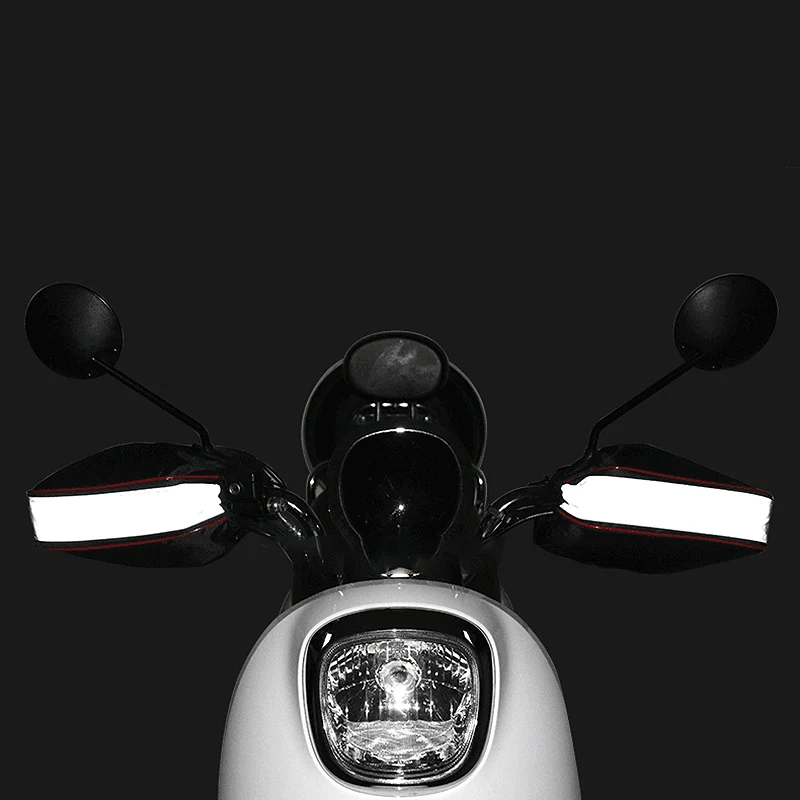 

1 Pair Warm Motorcycle Handlebar Gloves Waterproof Motorcycle Handlebar Gloves Hand with Reflective Strips for Yamaha