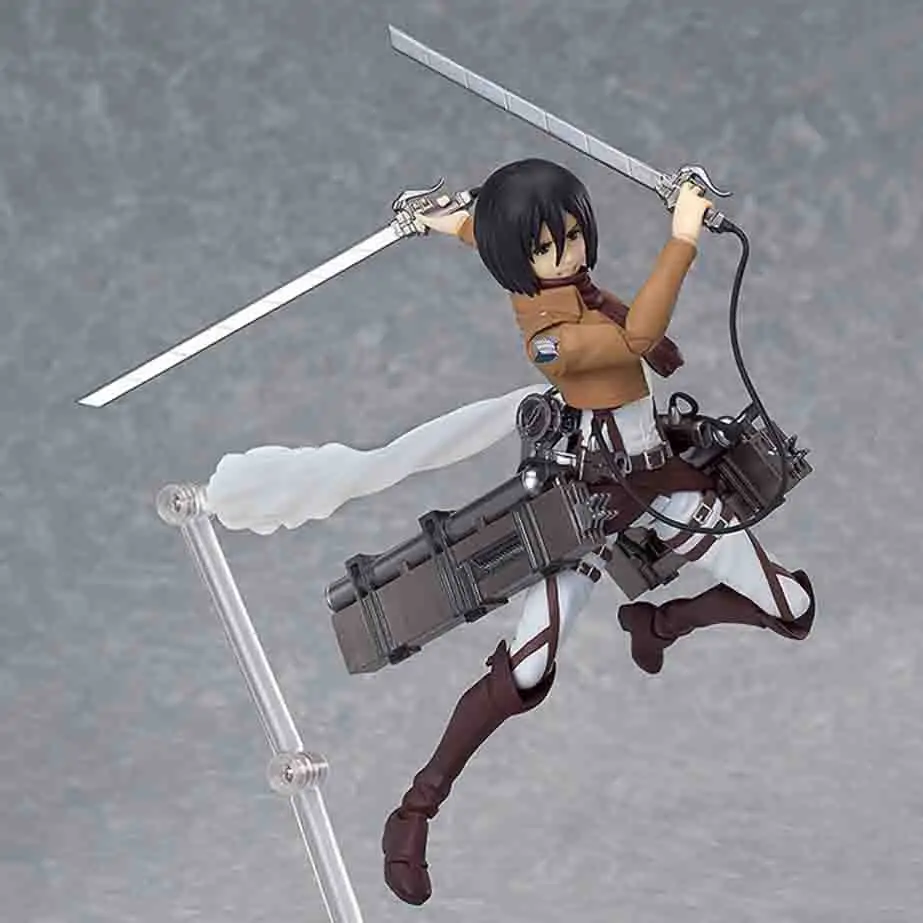 Аниме Атака Титанов Eren Mikasa Ackerman Levi/Rivaille Figma ПВХ фигурка модель игрушки|Игровые