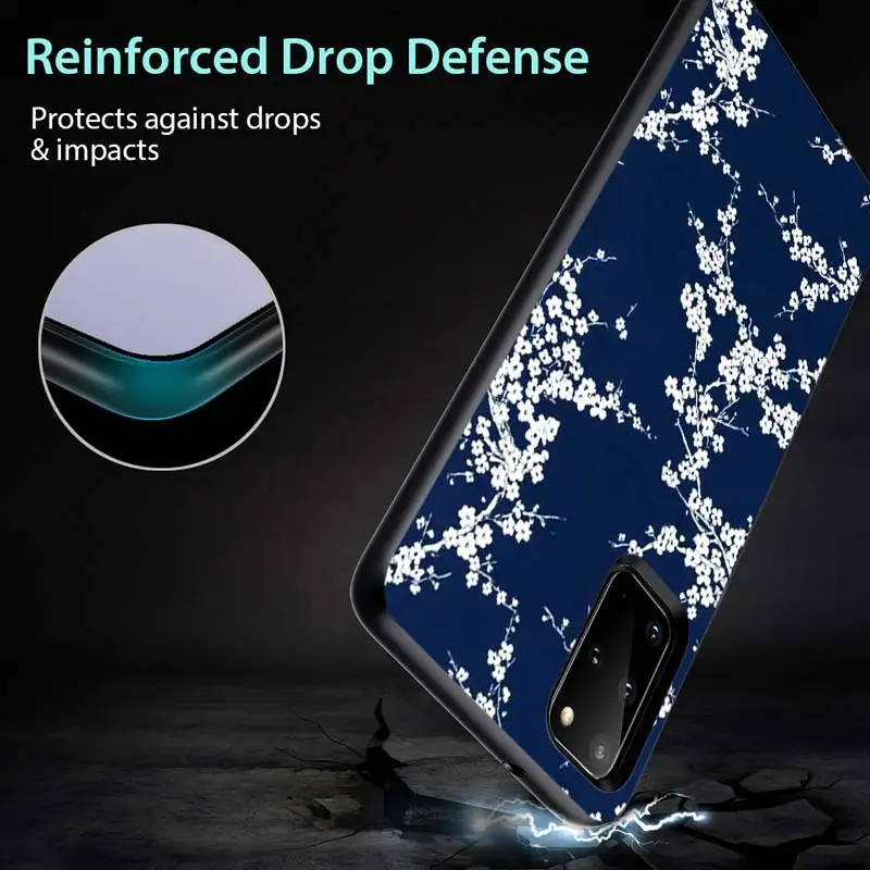 

Flower leaves for Samsung S20 FE Ultra Plus A91 A81 A71 A51 A41 A31 A21S A11 A72 A52 A42 A32 A12 A02S Phone Case