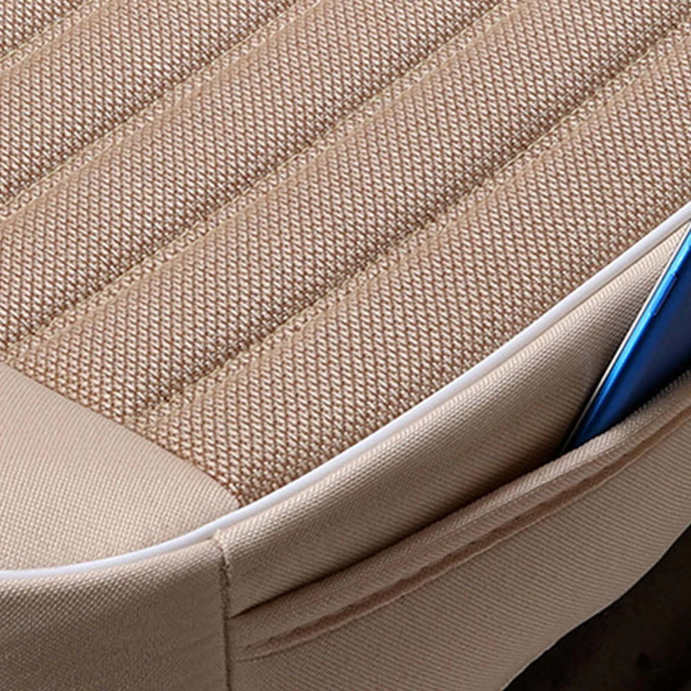 

Surround Car Front Seat Cover PU Leather Pad Mat Cushion Breathable 52*53cm