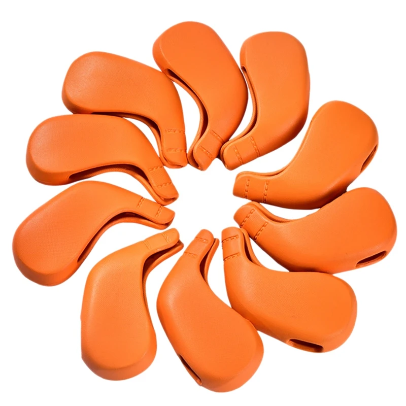 

Top!-8 Pcs/Set Golf Iron Head Covers Set TPE Open Window Waterproof Golf Headcover Golf Club Accessories