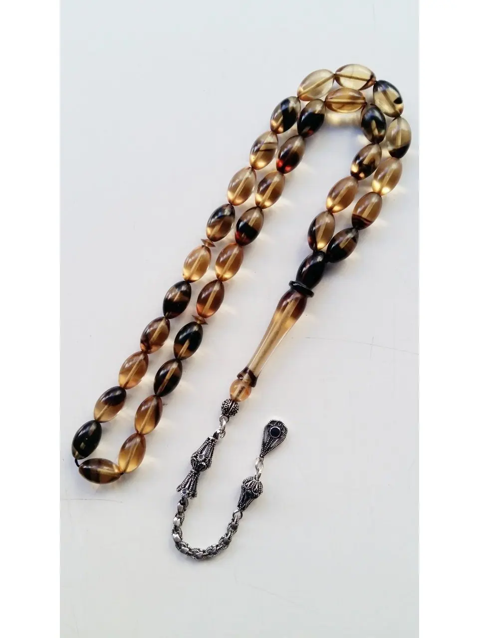 

Islam Tasbih Muslim Rosary Beads 33 Prayer Rosary For Men Bracelet For Men Accessory amber stone Handmade Made in Turkey