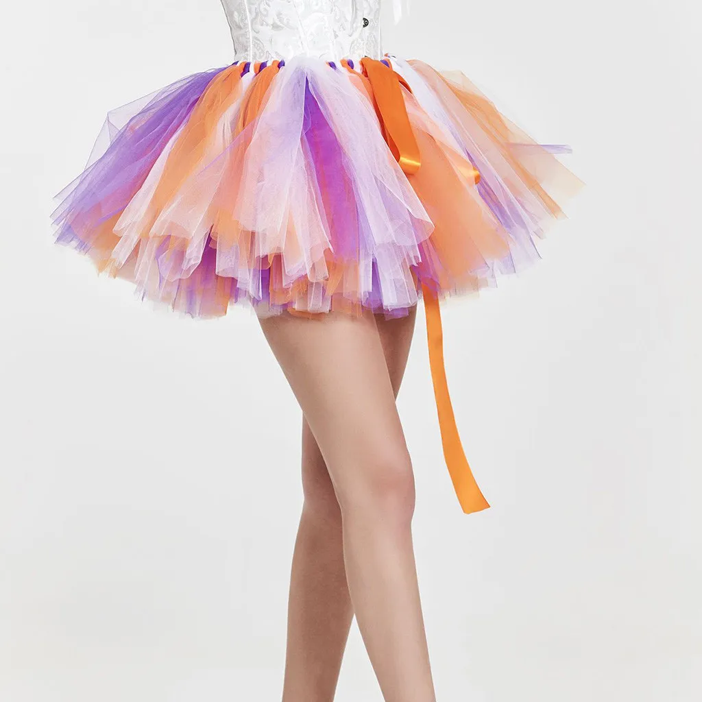 Юбка-пачка женская плетеная модная плиссированная Однотонная юбка-пачка из тюля