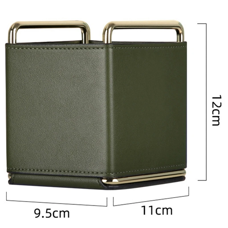 

Multifunctional Desktop Cosmetic Storage Box Leather Decoration Home Office Pen Holder Desktop Storage Box