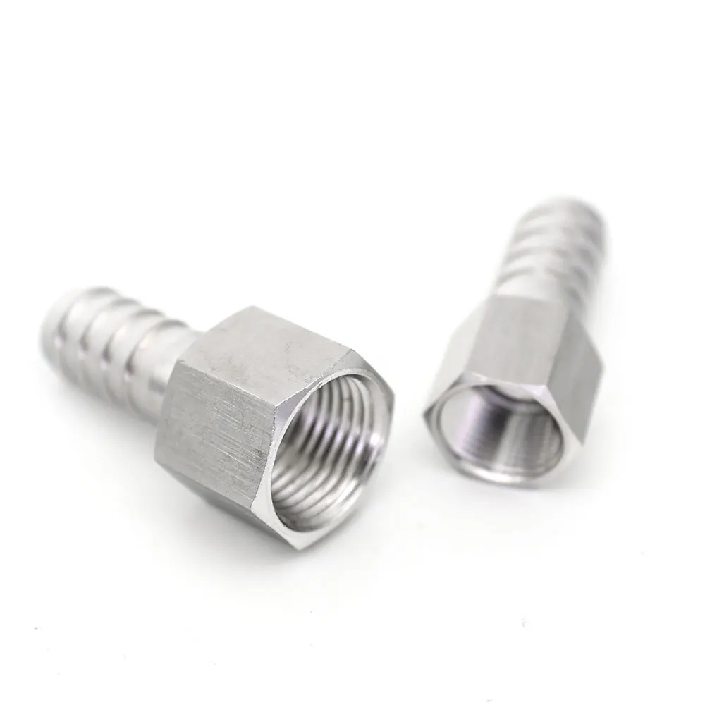 Нержавеющая сталь SS340 Женский BSP 1/8 &quot1/2&quot 1/4 &quotРезьбовая труба фитинг шланга