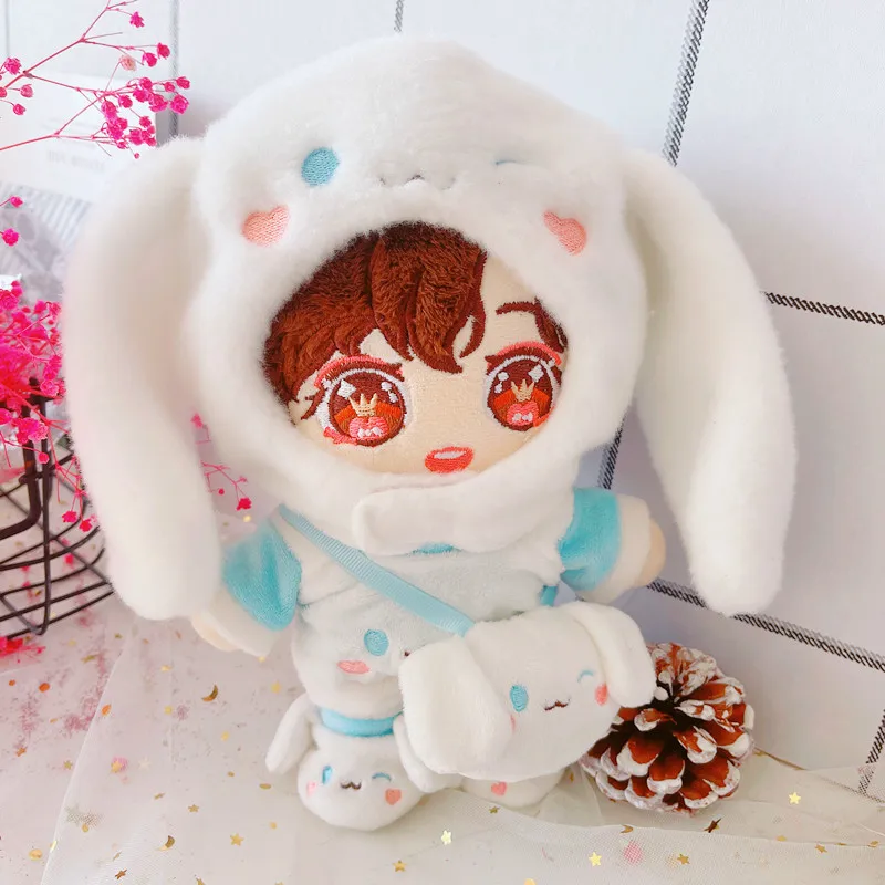 5 шт./компл. 20 см EXO Детская кукла одежда Плюшевая Кукла милая собака шляпа игрушка