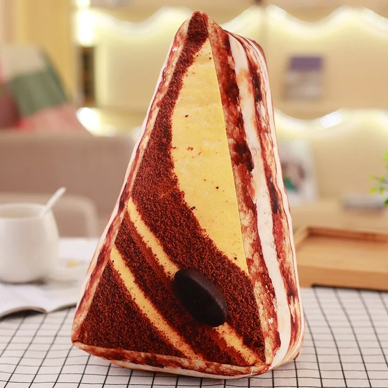 Креативная имитация еды закуски плюшевые подушки игрушки 3D печать Тирамису
