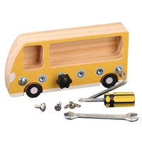 children learn to twist screws workbench tools daily life teaching aids busy bus early education montessori toys