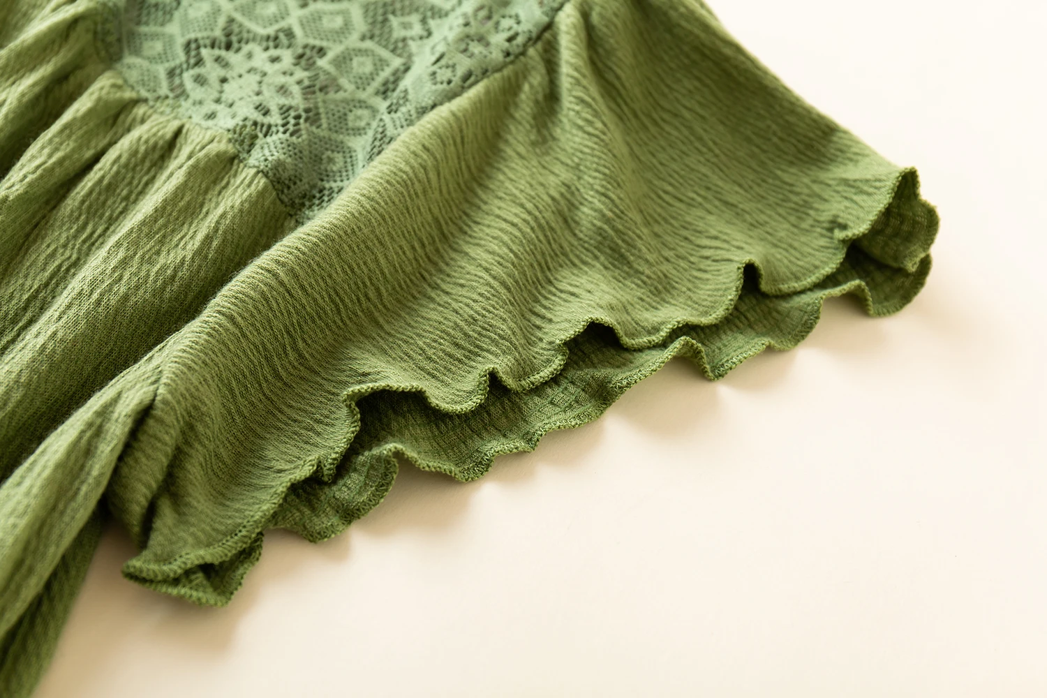 

Summer Korean style short-sleeved all-match solid color thin lace lace hollow loose loose thin tees women