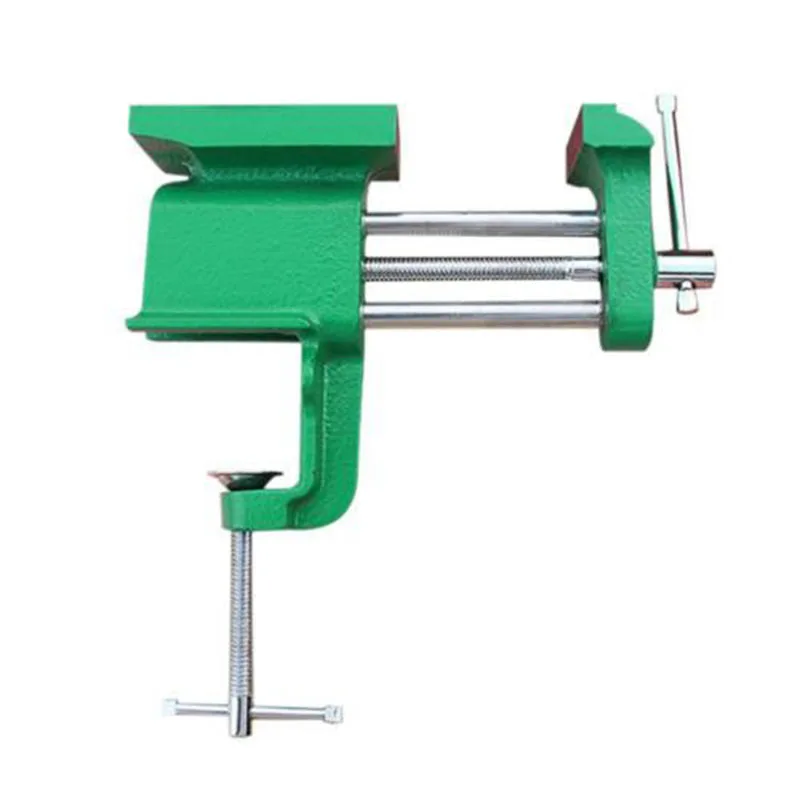 

1 Pcs Bench Vice Mini Tool Vise Fixture Cast Iron Jeweler DIY Clamp On Table For Woodworking Tools Accessories