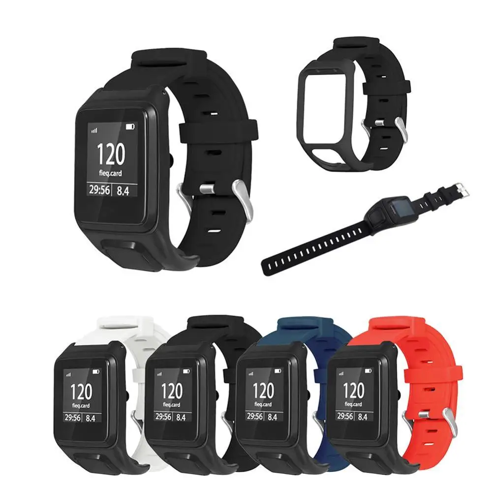 Силиконовый ремешок для спортивных часов TomTom Runner 2 3 Spark GPS сменный