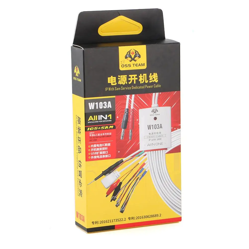 Кабель питания W103A для iPhone специальный зарядный провод 11 pro max xs 4/4S/5/5S/6/6S/7/8/X
