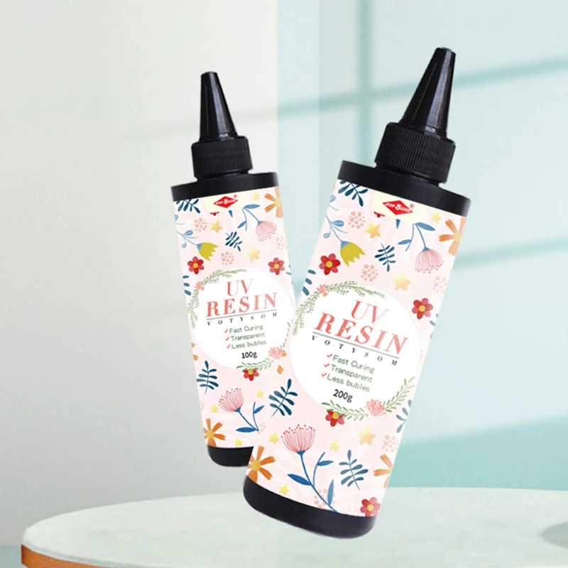 

10g 50g 100g 200g 250g UV Resin Crystal Clear Glue Transparent Ultraviolet Curing Epoxy Glue for DIY Crafts Jewelry