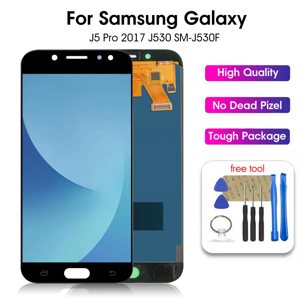 

Lcd Display Touch Screen Digitizer For Samsung Galaxy J5 Pro 2017 J530 Sm-J530f