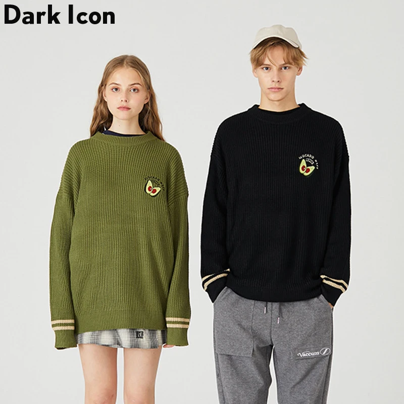 Avocado Green Sweater Female Pullover Knitwear Oversized Casual Women’s Streetwear Top For Woman | Женская одежда