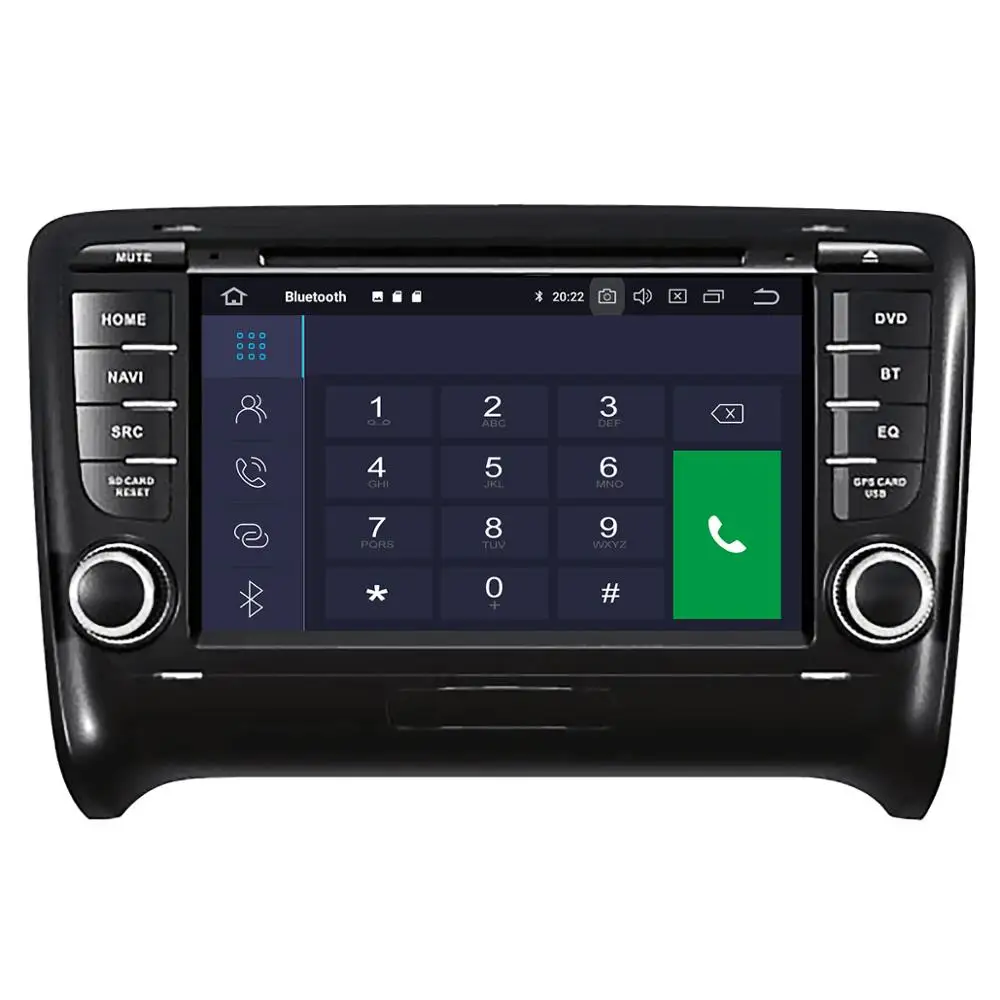 Автомагнитола с Android 10 и DSP для Audi TT 2006 2007 2014 мультимедийный видеоплеер GPS