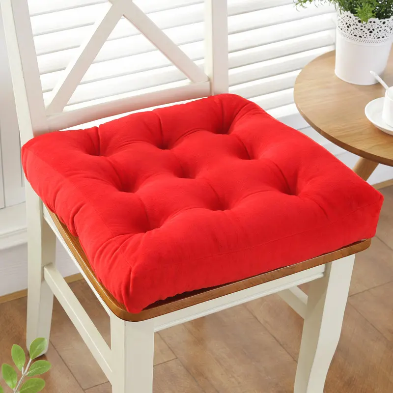 Квадратном каблуке утепленные сиденье Подушка для сидения Карамельный цвет